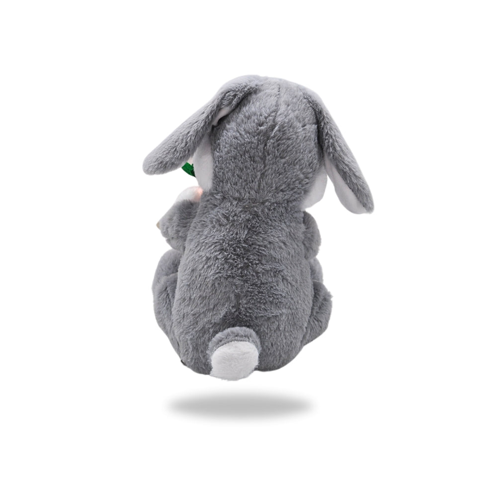 Gray Interactive Dancing Bunny Stuffed Toy Teddy Co FUNLAND