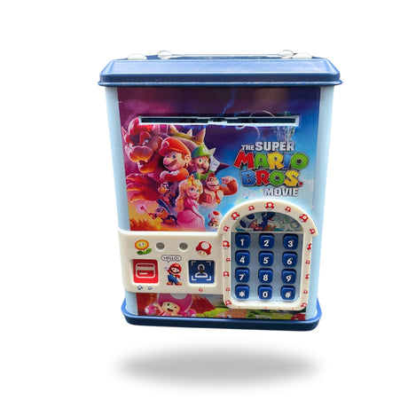 front view Mario Money Box for Kids