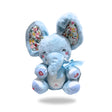 Peekaboo Elephant - Flower Blue front view