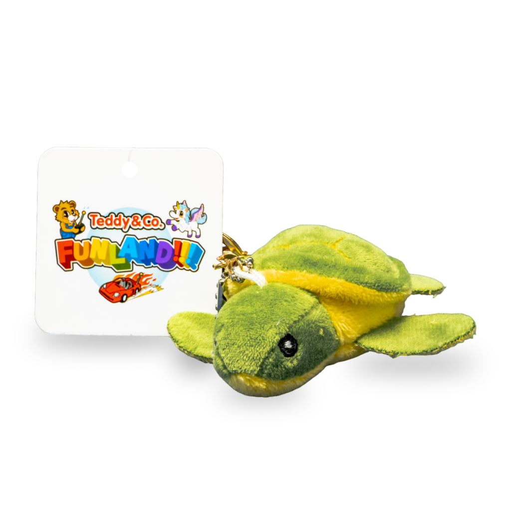 Turtle keyring - adorable animal character keychain for fans