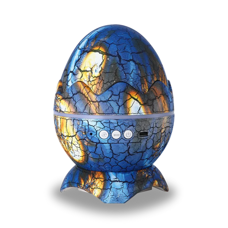 dinosaur egg galaxy projector blue rainbow