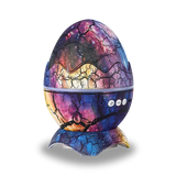 dinosaur egg galaxy projector purple raibow