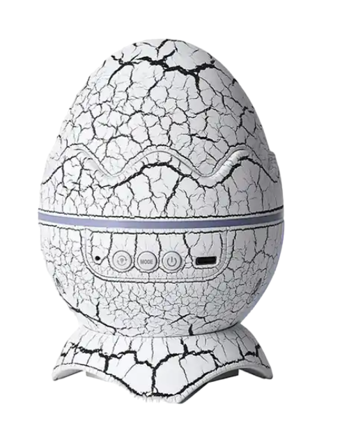 dinosaur egg galaxy projector white