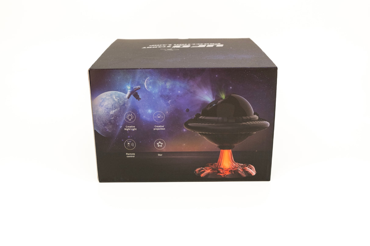 box of the ufo galaxy projector 