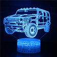 illuminated 3D Lamp - Range Rover in dark setting