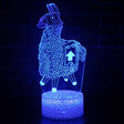 Illuminated Fortnite - Llama 3D Lamp in Dark Setting