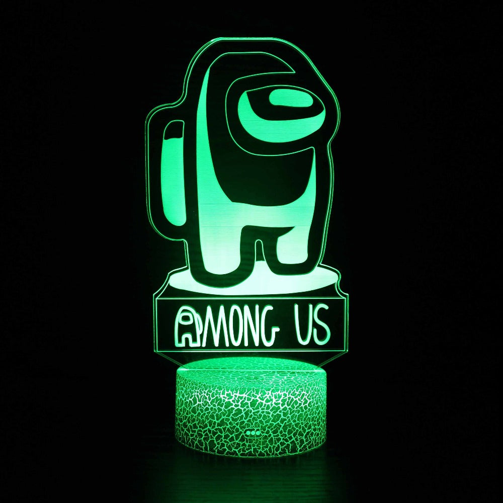 Among us shop 3d lamp