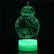 3D Lamp - Star Wars - BB-8 Vertical