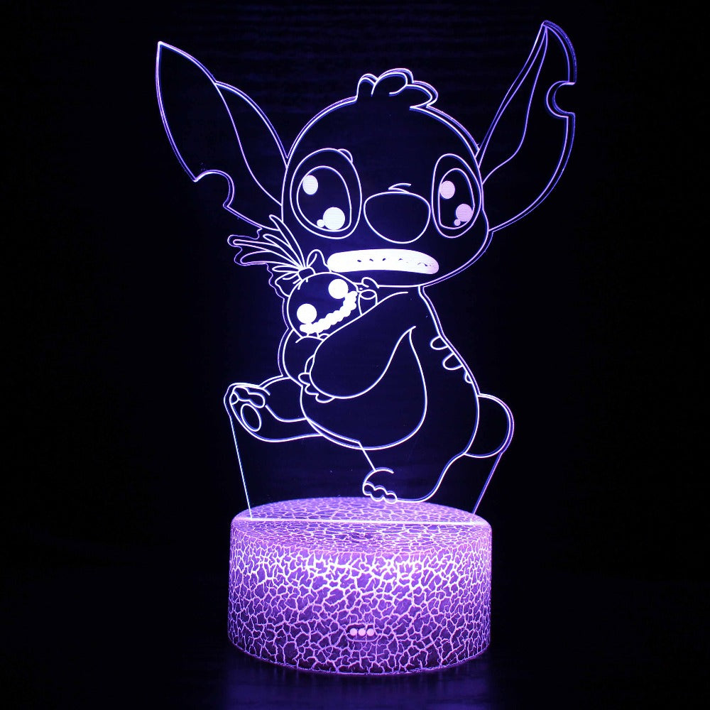 Lampe 3D - Stitch / Lilo et Stitch