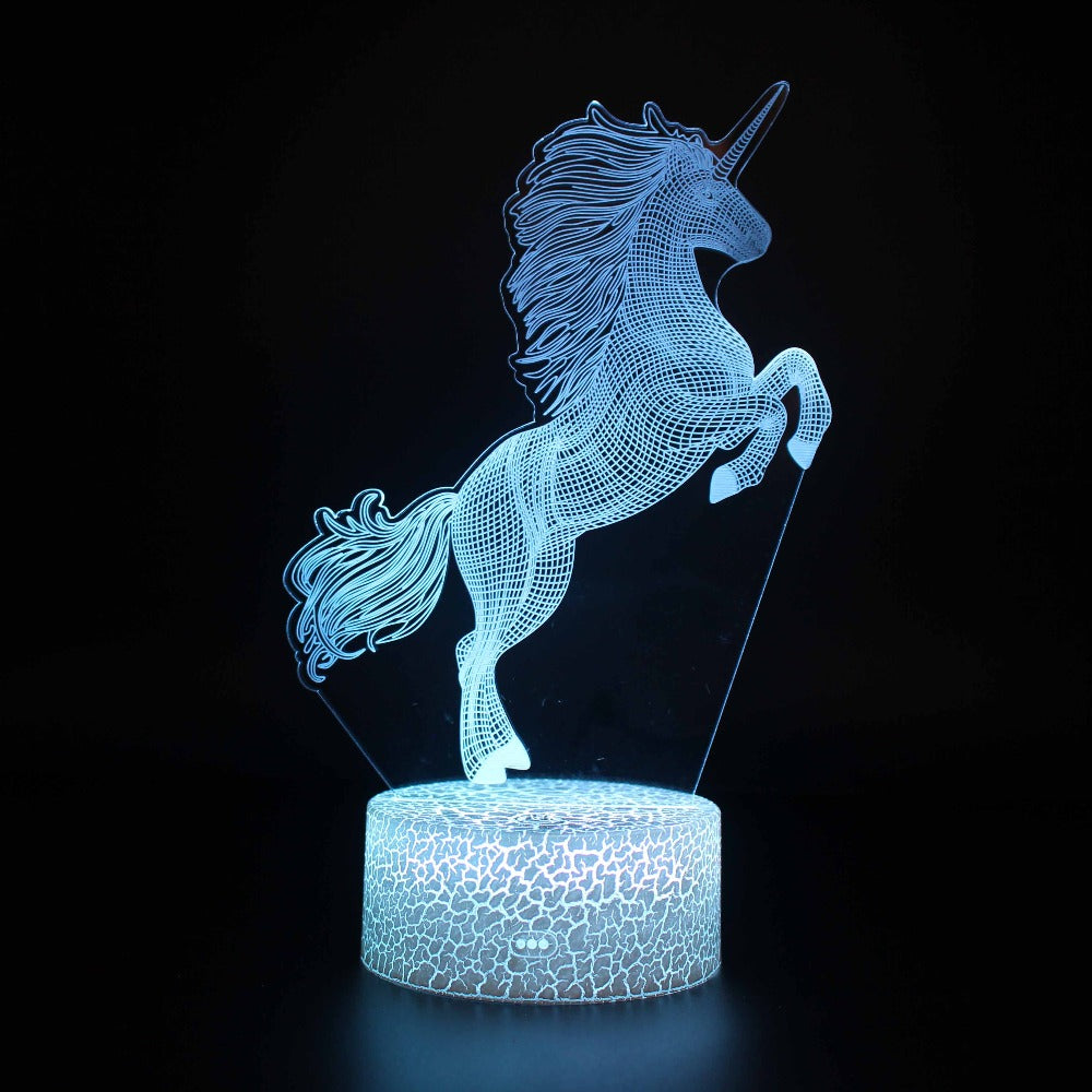 Unicorn shop 3d lamp