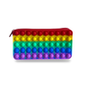 Fun Pop It Pencil Case Fidget Game for Stress Relief  raibow